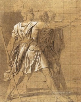  Louis Pintura - Los tres hermanos Horacios Neoclasicismo Jacques Louis David
